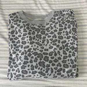 Oversized crew neck